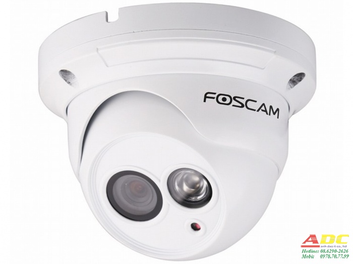 Camera IP POE Dome hồng ngoại FOSCAM FI9853EP